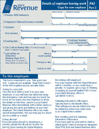 P45 P60 Tax Forms Hmrc Hm Revenue And